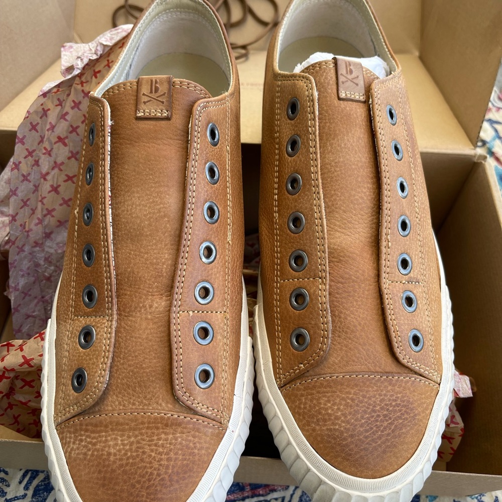 John Varvatos Bootleg Leather Caramel 11M/45EU